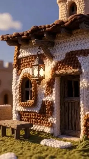 بيت الخيط بيت من عرائس الخيط