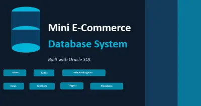 Mini E-Commerce Database System Using Oracle SQL