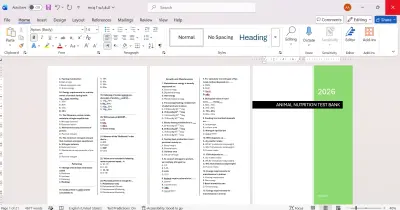 إعداد وتنسيق المحتوى الأكاديمي على WORD