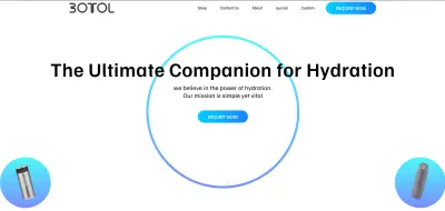 تحويل تصميم Figma إلى صفحة هبوط متجاوبة بالكامل | Botol Landing Page