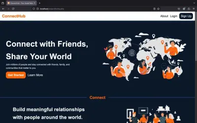 ConnectHub : (Vulnerable Web Application)