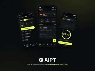 AIPT - تطبيق لياقة بذكاء اصطناعي على الجهاز