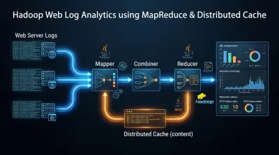Hadoop Web Log Analytics using Distributed Cache & MapReduce