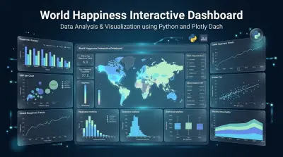 Interactive World Happiness Analysis Dashboard | Python & Plotly Dash