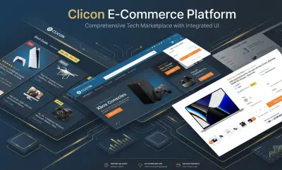 تصميم وتطوير متجر إلكتروني متكامل للمنتجات الرقمية والأجهزة الذكية (Clicon E-Commerce)