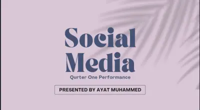 استراتيجية متكاملة لإدارة السوشيال ميديا وتحليل أداء الربع الأول (Q1) لبراند إكسسوارات