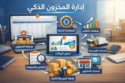 نظام ادارة المخزون الذكي مع الفاتورة التفاعيلة