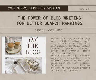 كاتبة مقالات ومدونات متوافقة مع SEO