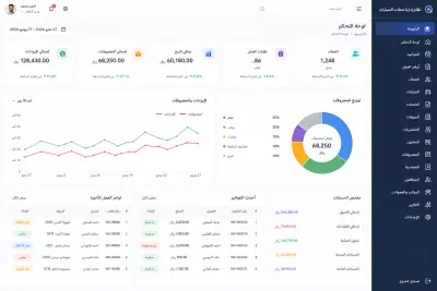 نظام SaaS متكامل لإدارة محلات وخدمات السيارات