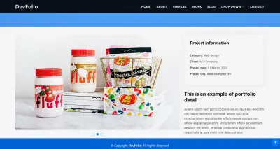 DevFolio | Premium & Fully Responsive Professional Portfolio Website
