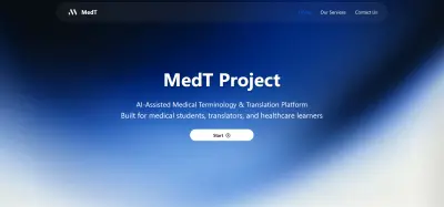 MedT – An AI-Powered Medical Terminology Platform (Freelance Case Study)