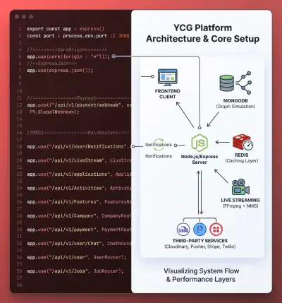 YCG API - الحل المتكامل للتواصل المهني