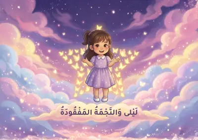 تصميم قصة أطفال خيالية عن الأمل والتعاون