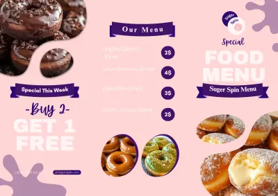 menu design
