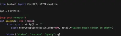 Build a Simple FastAPI Endpoint for a Search Function