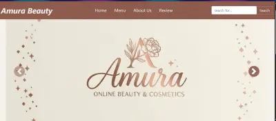 تصميم وتطوير موقع "Amura" لمنتجات العناية بالشعر | متجاوب بالكامل بـ Bootstrap