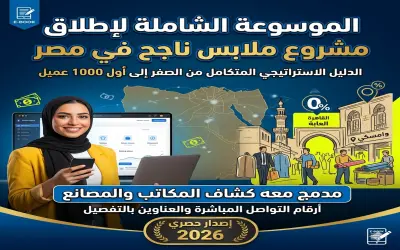 اعداد خطه لمشروع وتجارة ملابس في جمهورية مصر العربية