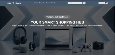 Smart Store | Responsive Online Store for Electronic Products