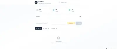 TaskFlow | Responsive Task Management Web App