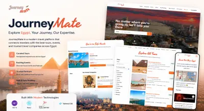 Journey Mate – منصة سياحية ذكية متكاملة