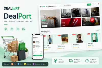 منصة تجارة إلكترونية متعددة الصلاحيات-Multi-Role E-Commerce Marketplace