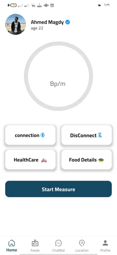 Heart Monitoring System (Flutter App)