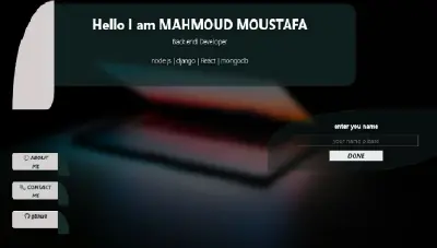 تصميم موقع full-stack