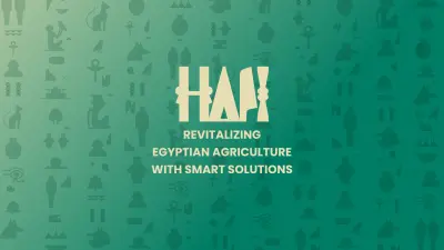 تصميم واجهة المستخدم لموقع حابي لإحياء الزراعة