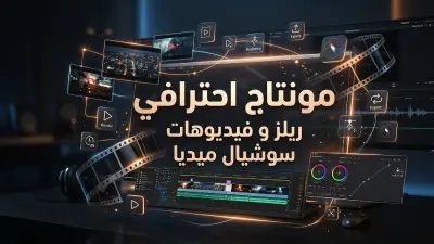 ✔︎ مونتاج احترافي للفيديوهات القصيرة و اليوتيوب✔︎