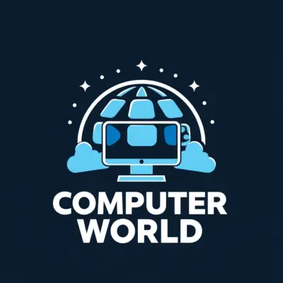 تصميم شعار لمحل يبيع اجهزة كمبيوتر "Computer World"