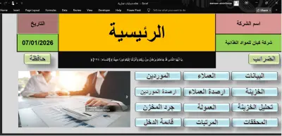 جميع حسابات شركتك أو وكالتك في ملف إكسل واحد