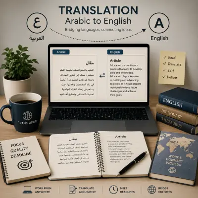 أنا مترجم عربي إلى إنجليزي أساعد الأفراد والشركات على تحويل المحتوى العربي إلى نصوص إنجليزية واضحة واحترافية. أتميز بالدقة في نقل المعنى، والاهتمام بالتفاصيل اللغوية