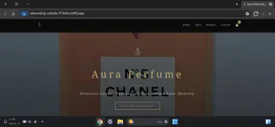 موقع Aura Perfume