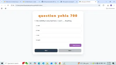 تحويل بنك أسئلة من PDF إلى تطبيق ويب تفاعلي أوفلاين (HTML/JS Quiz App)