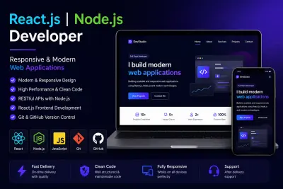 تصميم وتطوير Landing Page حديثة لتطبيق إدارة المصاريف الشخصية (FinTech UI/UX)
