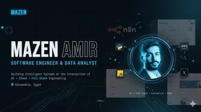 My Personal Portfolio - موقعي الشخصي لعرض المشاريع والخبرات البرمجية