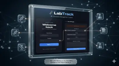 LabTrack - نظام متكامل لإدارة المعامل الطبية وتنظيم الفحوصات