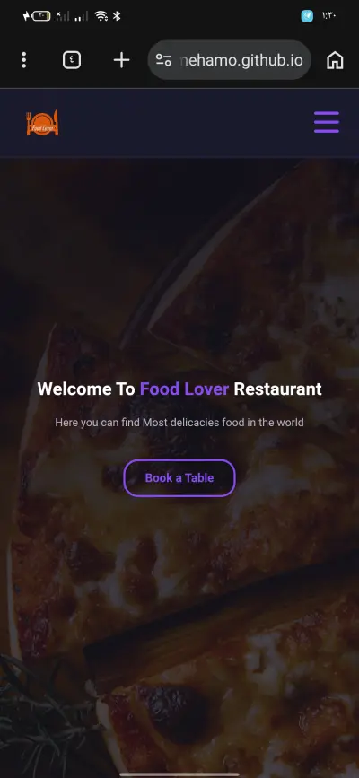 Restaurant Website