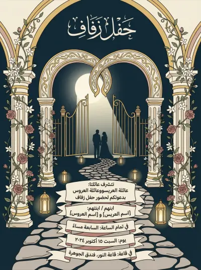 تصميم كروت دعوات لأي مناسبة كانت