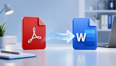 تحويل ملف PDF معقد إلى Word