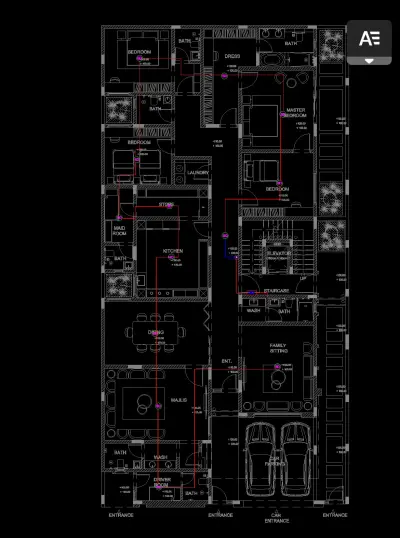 تصميم مخططات كهربائية متكاملة للمشاريع (كود سعودي ومصري) | رخص بناء ومخططات تنفيذية Shop Drawings