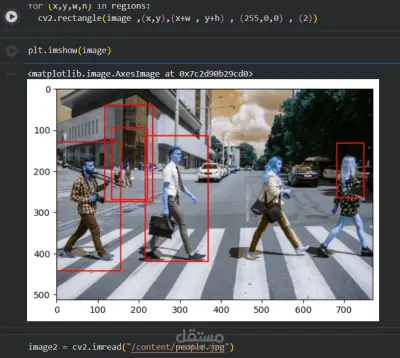 نظام الرؤية الحاسوبية الذكي لاكتشاف الأشخاص وتحليل الصور (Computer Vision & Edge Detection System)