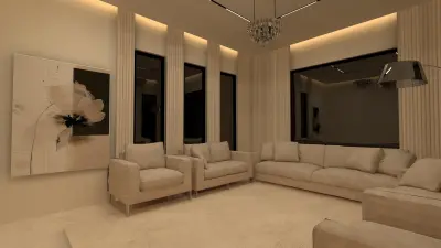 تصميم اضاءة داخلية لفيلا | عمان