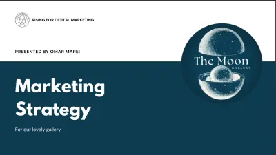 Marketing Strategy Development & Brand Positioning Project – The moon Gallery
