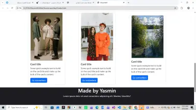 Responsive Fashion Landing Page باستخدام Bootstrap