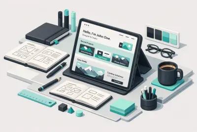 تصميم بورتوفوليو Portfolio شخصي