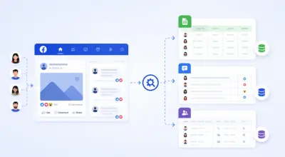 سحب بيانات فيسبوك (facebook scraping)