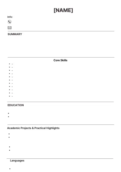 professional  Cv