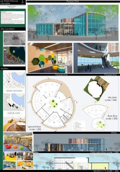 مشروع تصميم مكتبة طفل