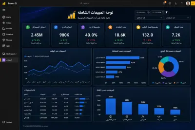 Interactive Sales Performance Dashboard using Microsoft Power BI